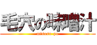 毛穴の味噌汁 (misosu-pu)