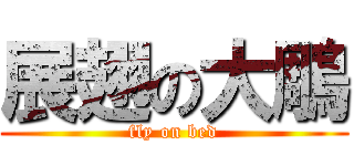 展翅の大鵰 (fly on bed)