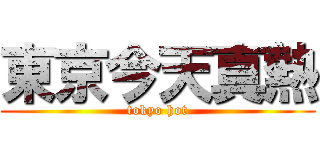 東京今天真熱 (tokyo hot)