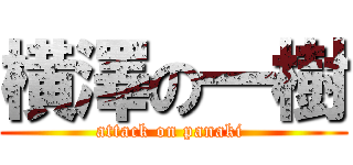横澤の一樹 (attack on panaki )