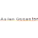 Ａｓｉａｎ Ｏｃｃａｓｉｏｎ Ｔｉｍｅ (Attacks on Asian Americans)