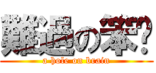 難過の笨貓 (a hole on brain)