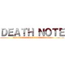 ＤＥＡＴＨ ＮＯＴＥ (LLLLLLLLLLLLLLLLLLLLLLLL)