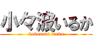 小々波いるか (kokonami iruka)