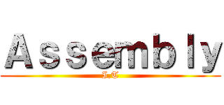 Ａｓｓｅｍｂｌｙ (I.T)