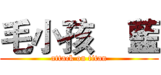 毛小孩    藍 (attack on titan)