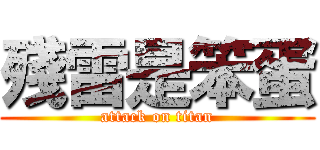 殘雷是笨蛋 (attack on titan)