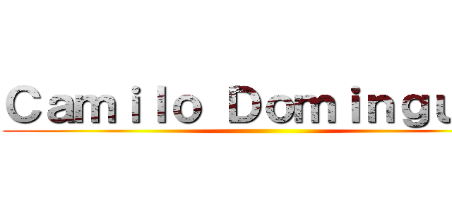 Ｃａｍｉｌｏ Ｄｏｍｉｎｇｕｅｚ ()