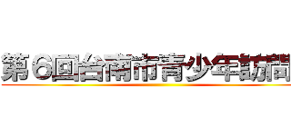 第６回台南市青少年訪問団 ()