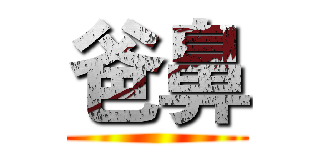 爸鼻 ()