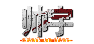 帅宇 (attack on titan)