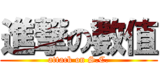 進撃の數值 (attack on S.C.)