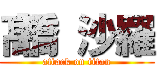 髙橋 沙羅 (attack on titan)