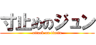 寸止めのジュン (attack on tintin)