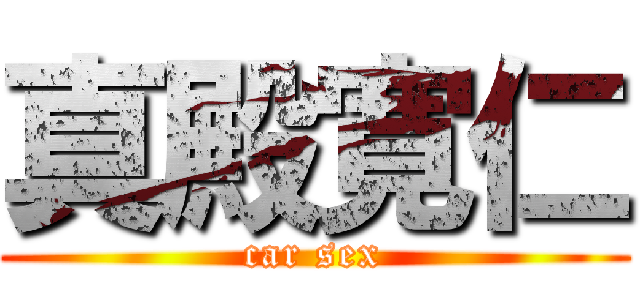 真殿寛仁 (car sex)