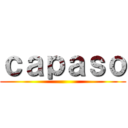 ｃａｐａｓｏ (  )