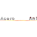 Ａｃｅｒｏ        Ａｎｉｍｅ (attack on titan)