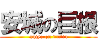 安城の巨根 (anjyo on tintin)