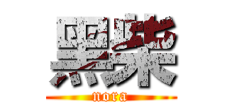 黑柴 (nora)