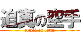 迫真の空手 (attack on titan)