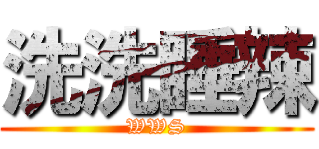 洗洗睡辣 (WWS)