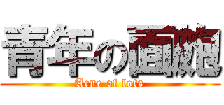 青年の面皰 (Acne of lots)