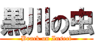 黒川の虫 (Brack on Insect)