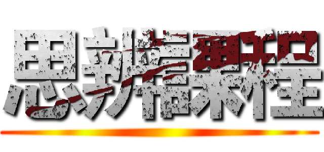 思辨課程 ()