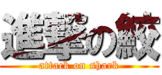 進撃の鮫 (attack on shark)