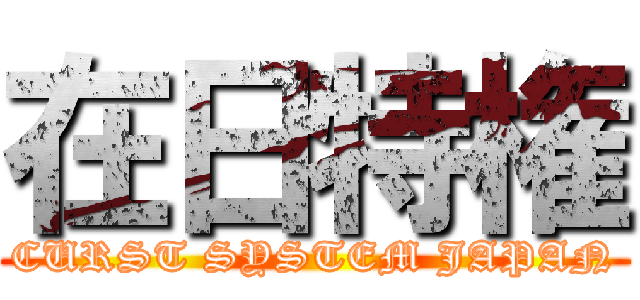 在日特権 (CURST SYSTEM JAPAN)