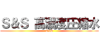 Ｓ＆Ｓ 高濃度圧縮水 (S&S)