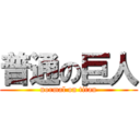 普通の巨人 (normal on titan)