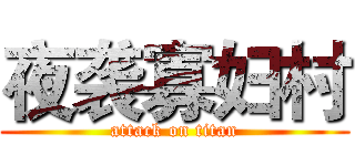 夜袭寡妇村 (attack on titan)
