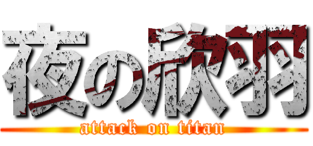 夜の欣羽 (attack on titan)