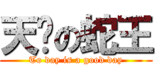 天煞の蛇王 (To day is a good day)