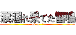 涙涸れ果てた雷鳴 (attack on titan)