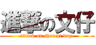 進撃の文仔 (attack on shar pi dog )