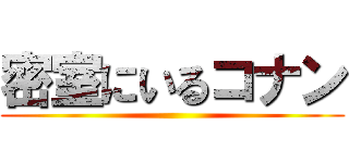 密室にいるコナン ()