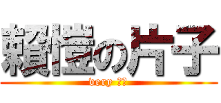 賴愷の片子 (very 實用)