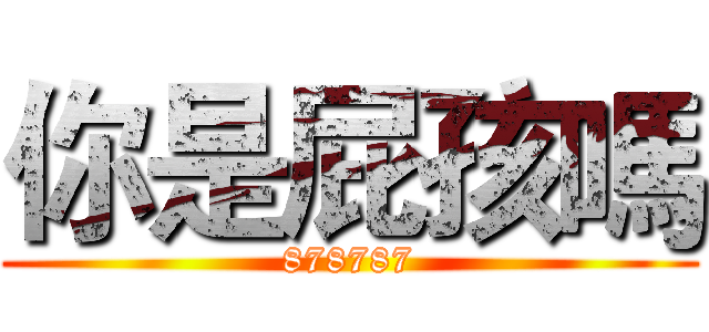 你是屁孩嗎 (878787)
