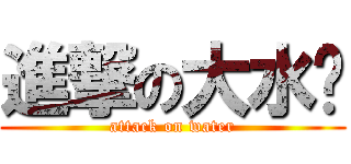進撃の大水货 (attack on water)
