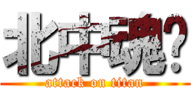 北中魂‼ (attack on titan)