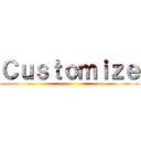 Ｃｕｓｔｏｍｉｚｅ ()