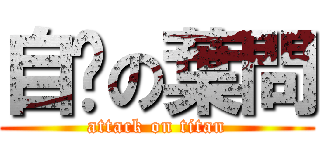 自嗨の葉問 (attack on titan)