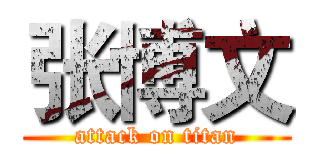 张博文 (attack on titan)