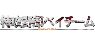 特攻野郎ベイチーム (attack on Bay)