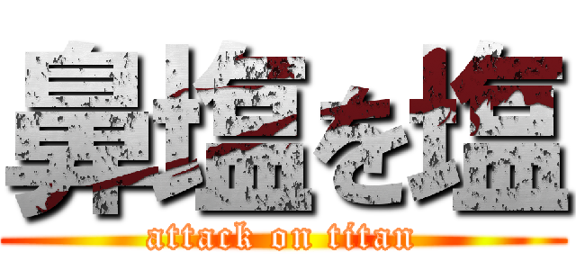 鼻塩を塩 (attack on titan)