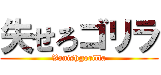 失せろゴリラ (Vanishgorilla)