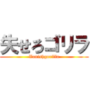 失せろゴリラ (Vanishgorilla)