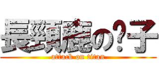 長頸鹿の脖子 (attack on titan)